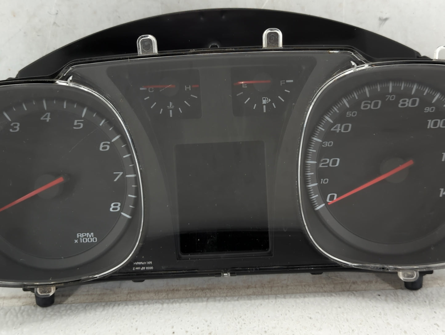 2012 Chevrolet Equinox Instrument Cluster Speedometer Gauges P/N:20907580 Fits OEM Used Auto Parts - Oemusedautoparts1.com