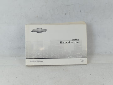 2012 Chevrolet Equinox Owners Manual Book Guide P/N:20845998 A OEM Used Auto Parts - Oemusedautoparts1.com