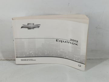 2012 Chevrolet Equinox Owners Manual Book Guide P/N:22862218 C OEM Used Auto Parts - Oemusedautoparts1.com