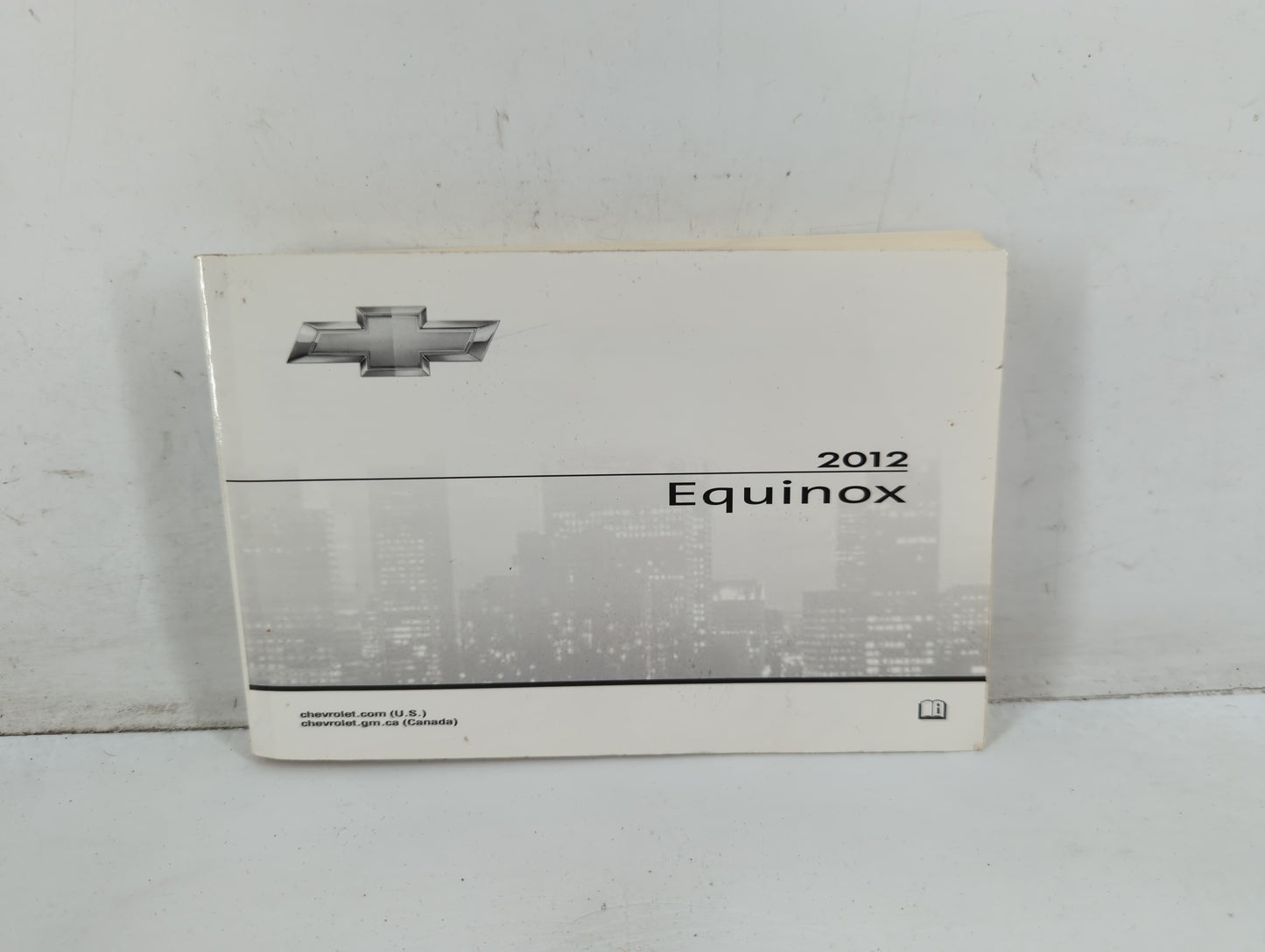 2012 Chevrolet Equinox Owners Manual Book Guide P/N:22862218 C OEM Used Auto Parts - Oemusedautoparts1.com