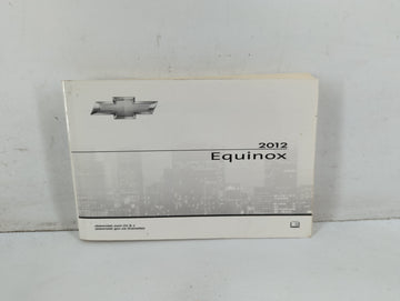 2012 Chevrolet Equinox Owners Manual Book Guide P/N:22862218 C OEM Used Auto Parts - Oemusedautoparts1.com