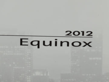 2012 Chevrolet Equinox Owners Manual Book Guide P/N:22862218 C OEM Used Auto Parts
