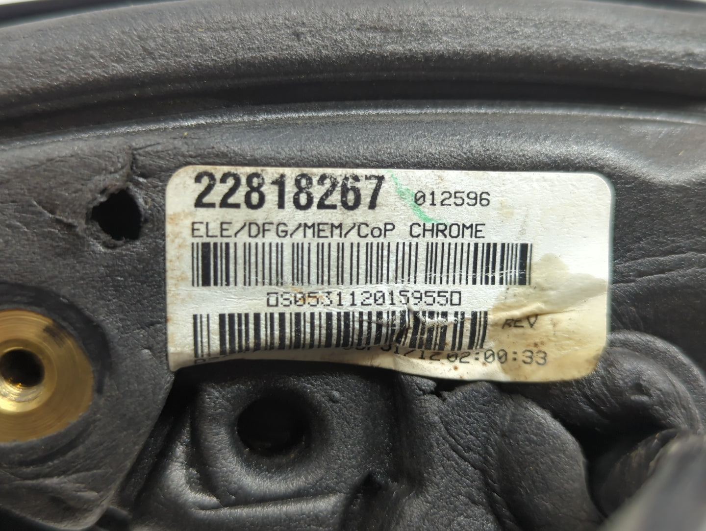 2011-2013 Chevrolet Equinox Driver Side View Mirror - Left Door Mirror OEM Used - Oemusedautoparts1.com