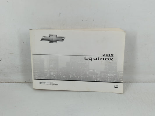 2012 Chevrolet Equinox Owners Manual Book Guide P/N:22862218 C OEM Used Auto Parts - Oemusedautoparts1.com