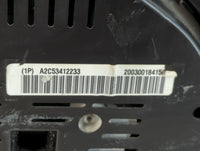 2012 Chevrolet Equinox Instrument Cluster Speedometer Gauges P/N:200300184150 A2C53412233 Fits OEM Used Auto Parts - Oemused