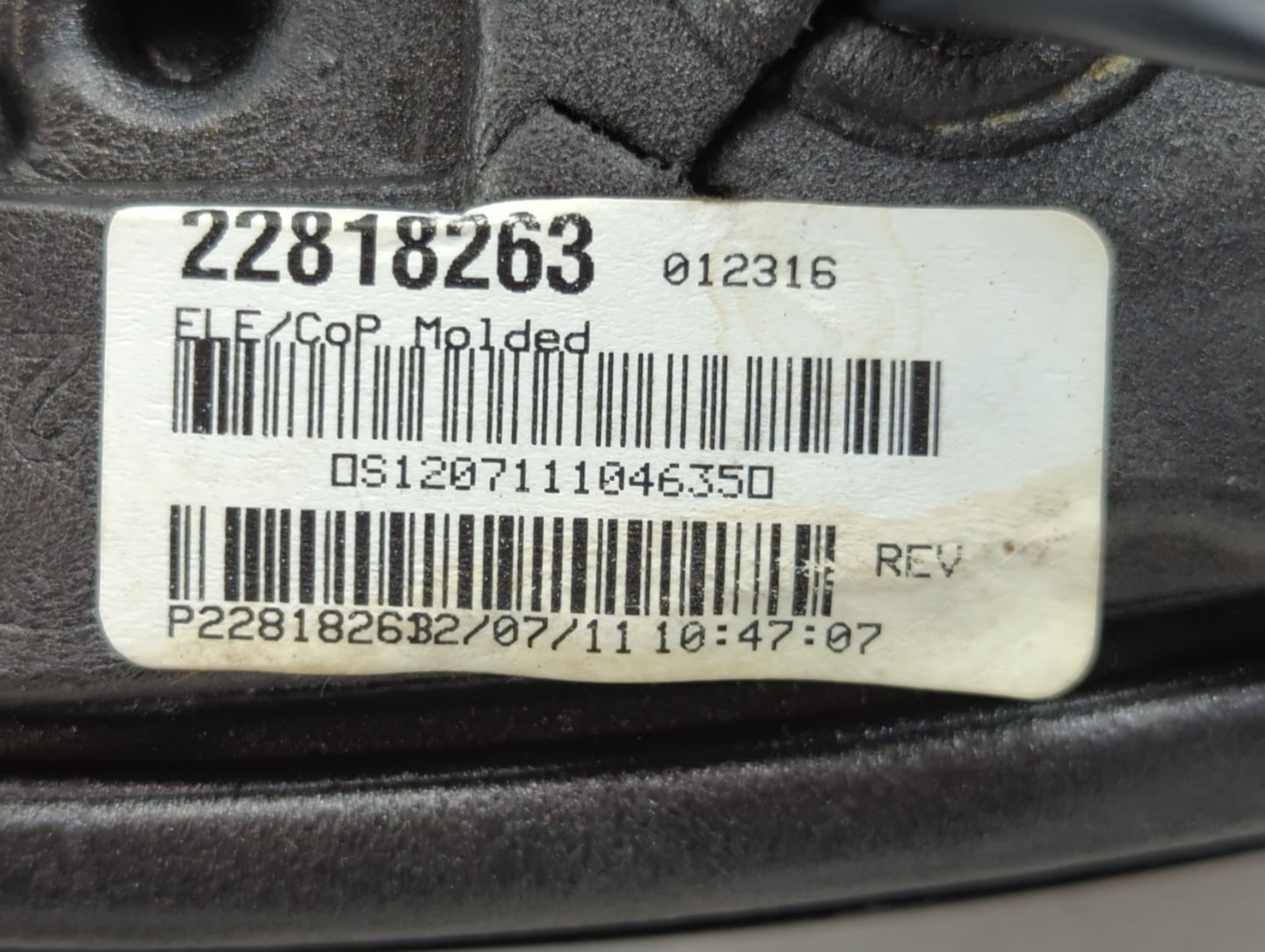 2012-2014 Chevrolet Equinox Passenger Side View Mirror - Right Door Mirror OEM Used - Oemusedautoparts1.com