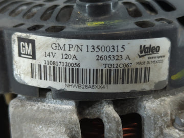 2010-2017 Chevrolet Equinox Alternator Replacement Generator Charging Assembly Engine OEM P/N:13500315 Fits OEM Used Auto Parts