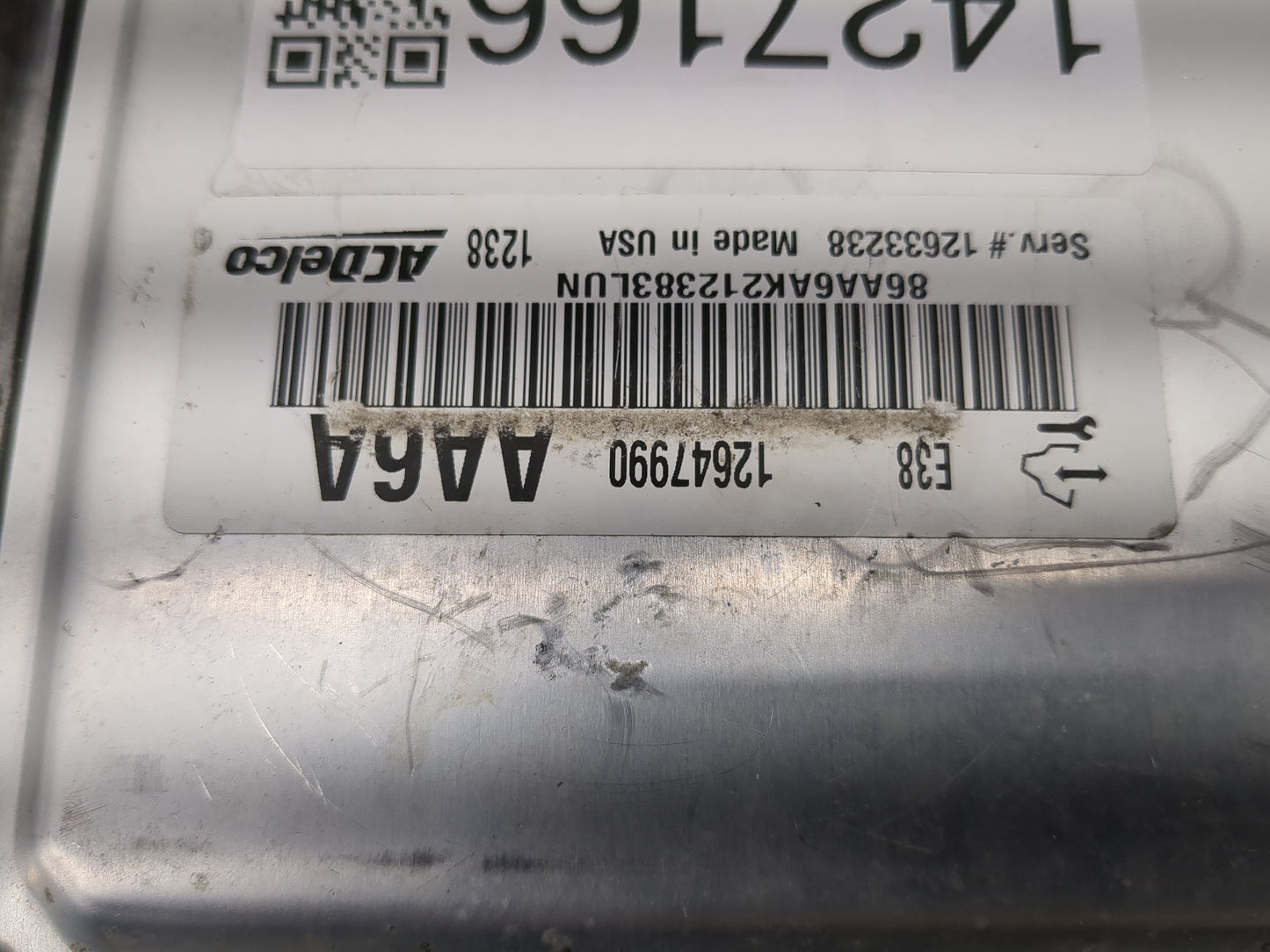 2010-2015 Chevrolet Express 2500 PCM Engine Control Computer ECU ECM PCU OEM P/N:12647990 12633238 Fits OEM Used Auto Parts 