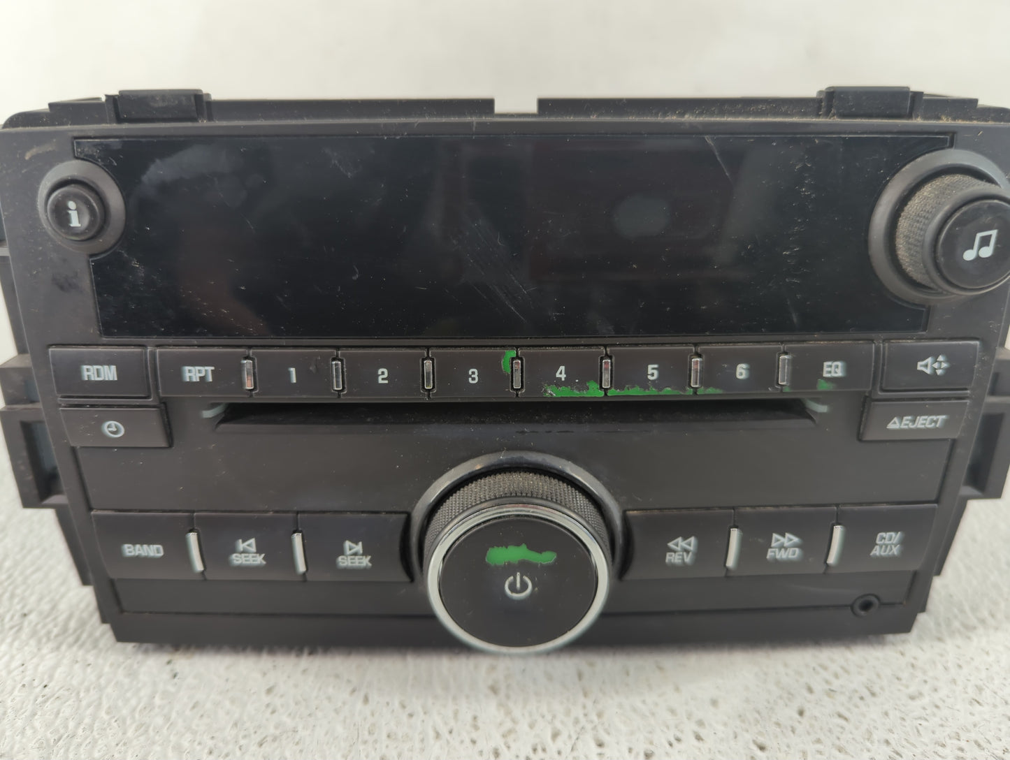 2008-2014 Chevrolet Express 3500 Radio AM FM Cd Player Receiver Replacement P/N:25942015 Fits OEM Used Auto Parts - Oemuseda