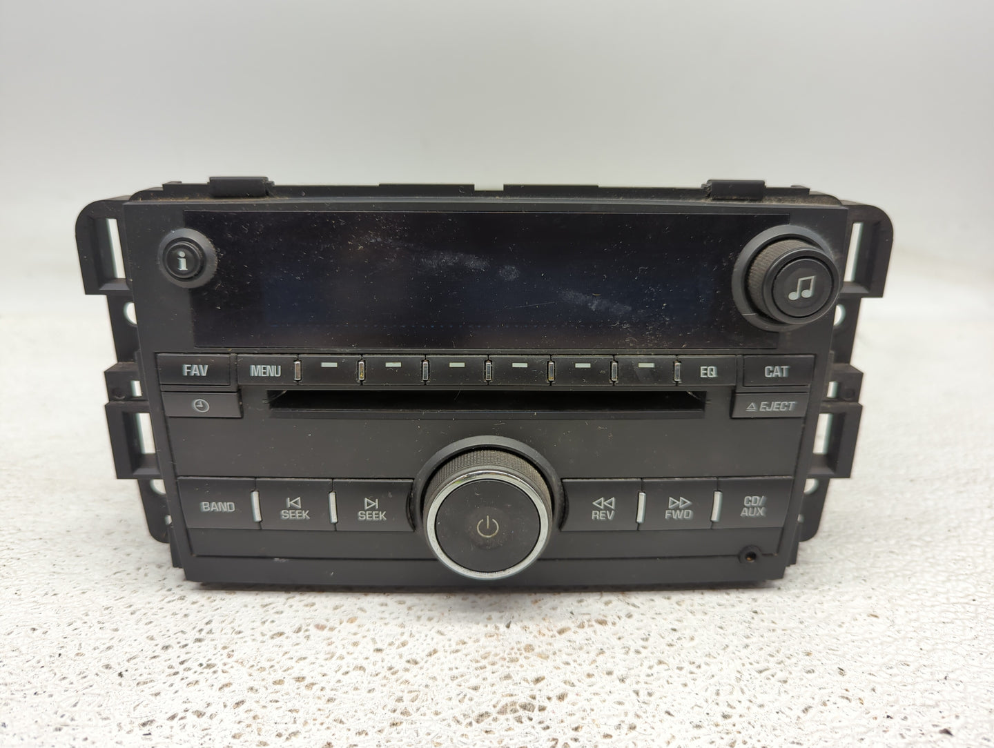 2011-2012 Chevrolet Impala Radio AM FM Cd Player Receiver Replacement P/N:20955156 Fits Fits 2011 2012 OEM Used Auto Parts -