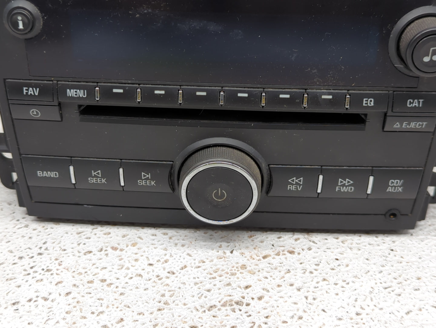 2011-2012 Chevrolet Impala Radio AM FM Cd Player Receiver Replacement P/N:20955156 Fits Fits 2011 2012 OEM Used Auto Parts -