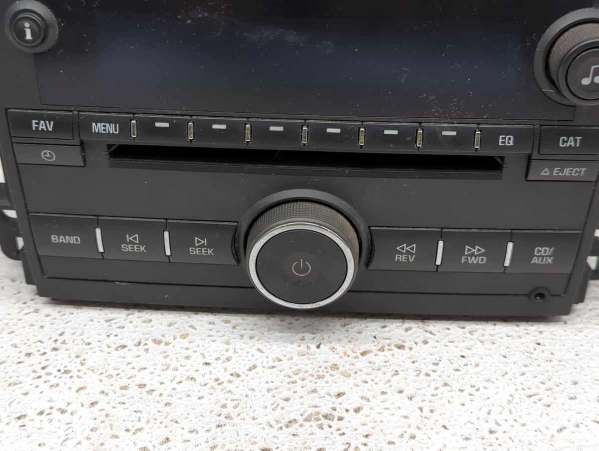 2011-2012 Chevrolet Impala Radio AM FM Cd Player Receiver Replacement P/N:20955156 Fits 2011 2012 OEM Used Auto Parts - Oemu