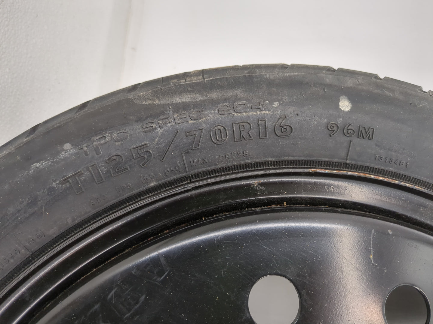 2000-2016 Chevrolet Impala Spare Donut Tire Wheel Rim Oem - Oemusedautoparts1.com