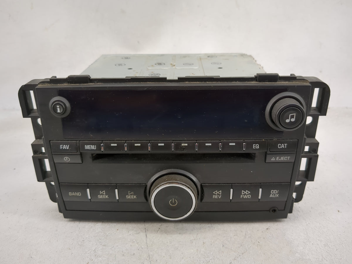 2011-2012 Chevrolet Impala Radio AM FM Cd Player Receiver Replacement P/N:20955156 Fits Fits 2011 2012 OEM Used Auto Parts -