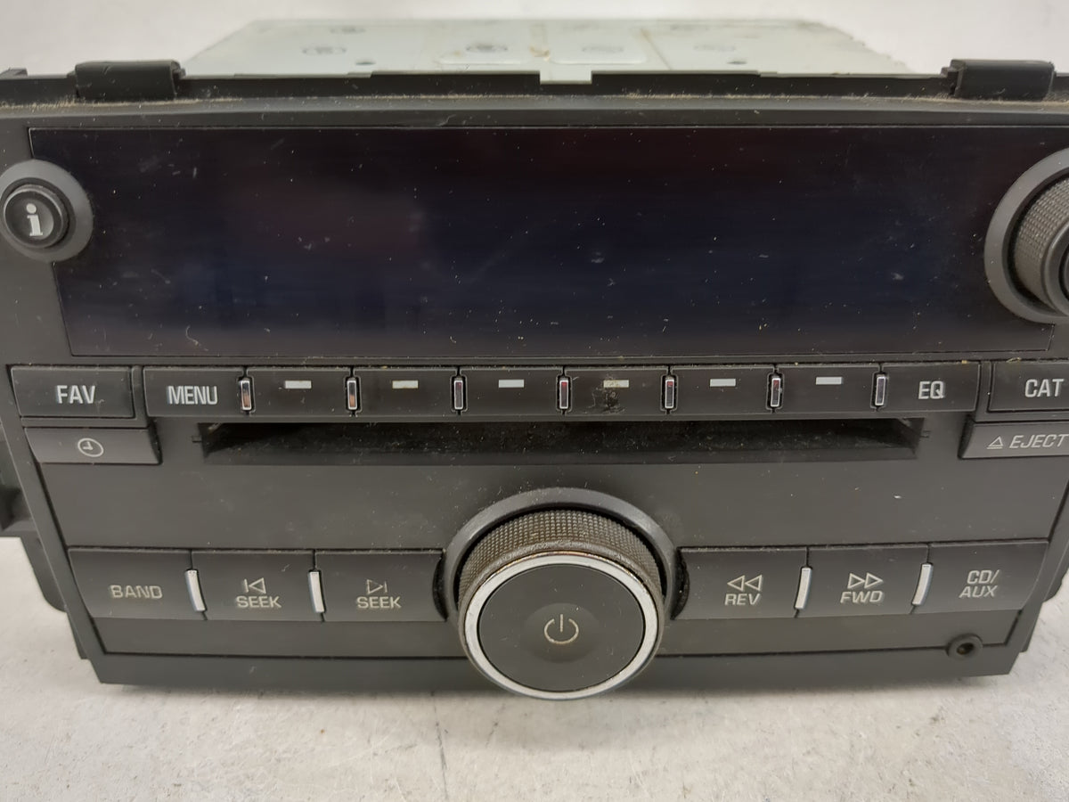 2011-2012 Chevrolet Impala Radio AM FM Cd Player Receiver Replacement P/N:20955156 Fits Fits 2011 2012 OEM Used Auto Parts -