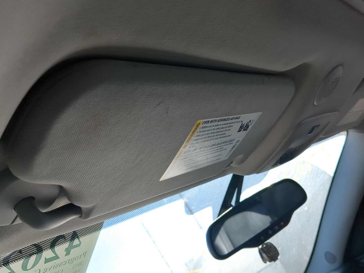 2006-2016 Chevrolet Impala Sun Visor Shade Replacement Driver Left Mirror Fits OEM Used Auto Parts - Oemusedautoparts1.com