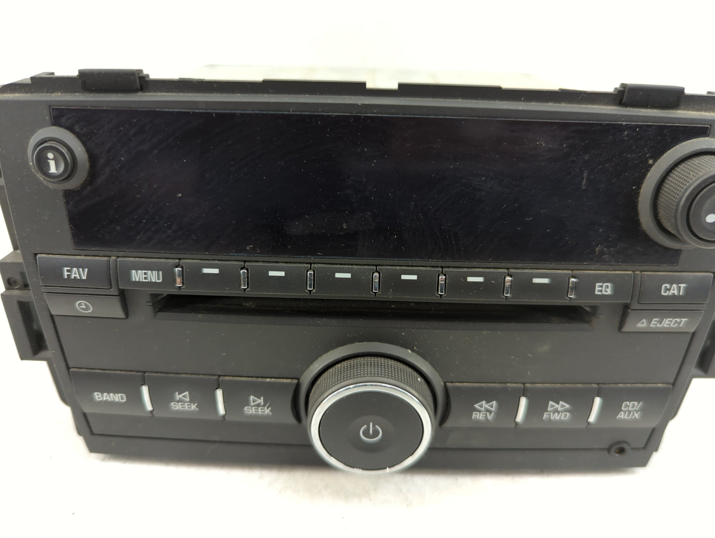 2011-2012 Chevrolet Impala Radio AM FM Cd Player Receiver Replacement P/N:20955156 Fits Fits 2011 2012 OEM Used Auto Parts -