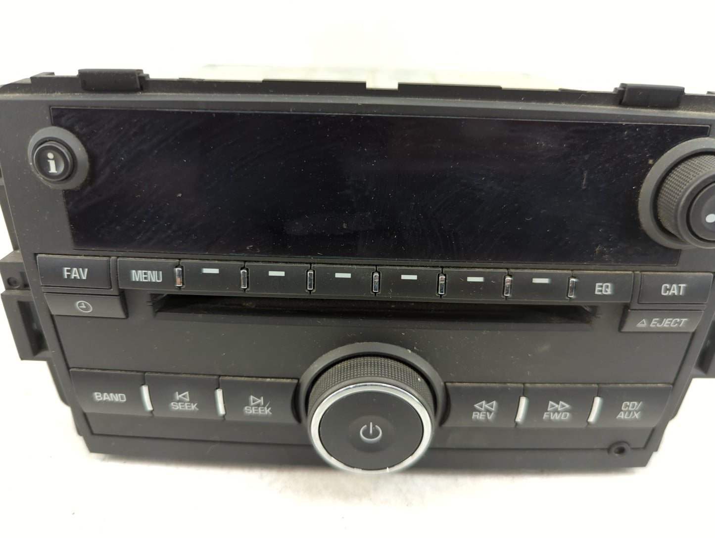 2011-2012 Chevrolet Impala Radio AM FM Cd Player Receiver Replacement P/N:20955156 Fits Fits 2011 2012 OEM Used Auto Parts -