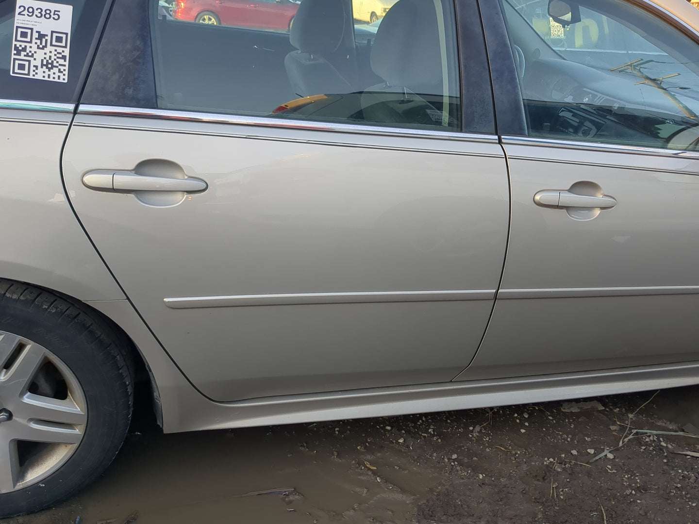 2006-2016 Chevrolet Impala Passenger Rear Door Oem - Oemusedautoparts1.com