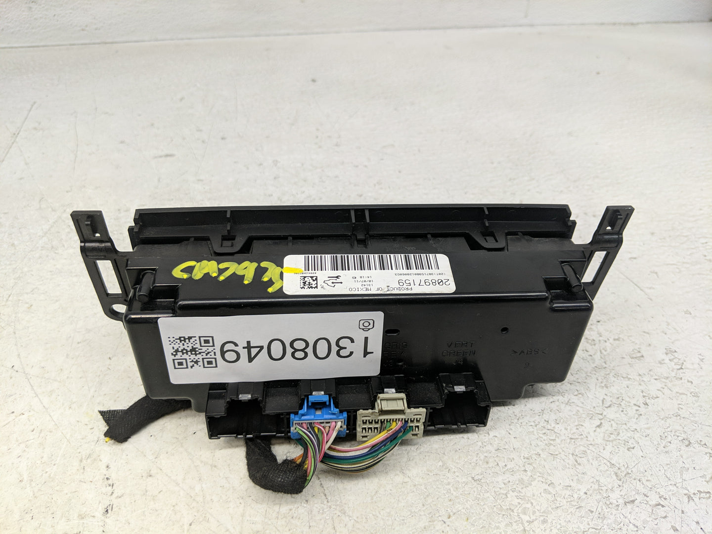 2012-2016 Chevrolet Impala Climate Control Module Temperature AC/Heater Replacement P/N:20897159 Fits OEM Used Auto Parts - 