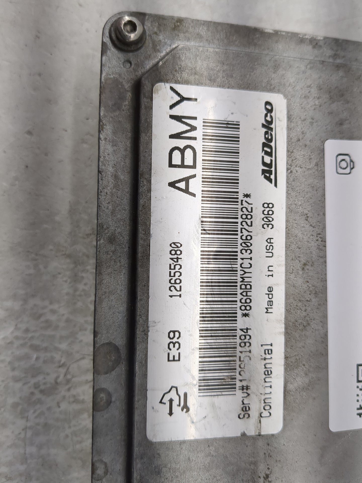 2012-2016 Chevrolet Impala PCM Engine Control Computer ECU ECM PCU OEM P/N:12655480 12648906 Fits Fits 2012 2013 2014 2015 2