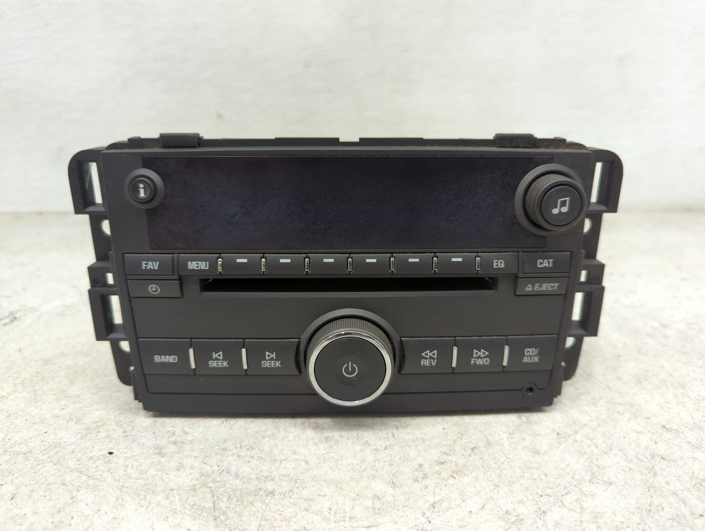 2011-2012 Chevrolet Impala Radio AM FM Cd Player Receiver Replacement P/N:20955156 123000-2970A101 Fits Fits 2011 2012 OEM U