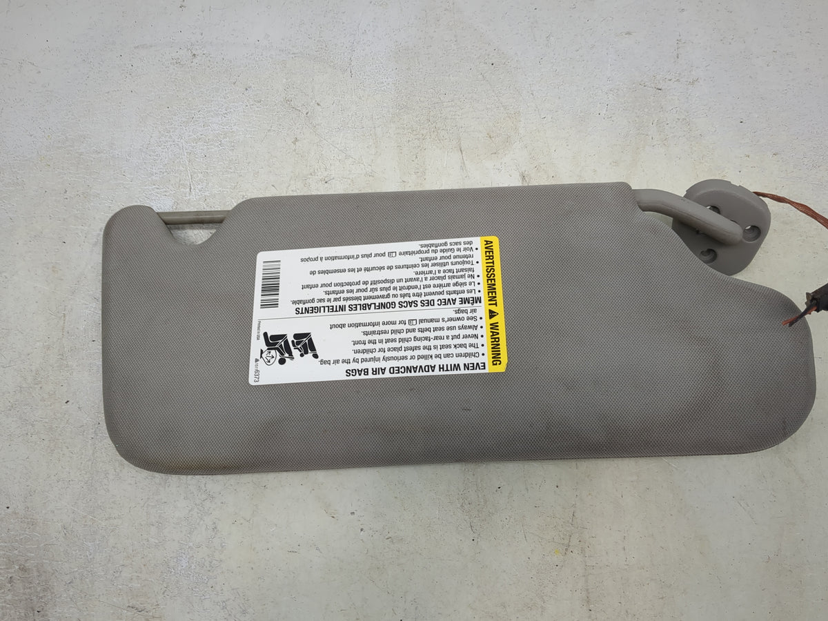 2012 Chevrolet Impala Sun Visor Shade Replacement Driver Left Mirror Fits OEM Used Auto Parts - Oemusedautoparts1.com