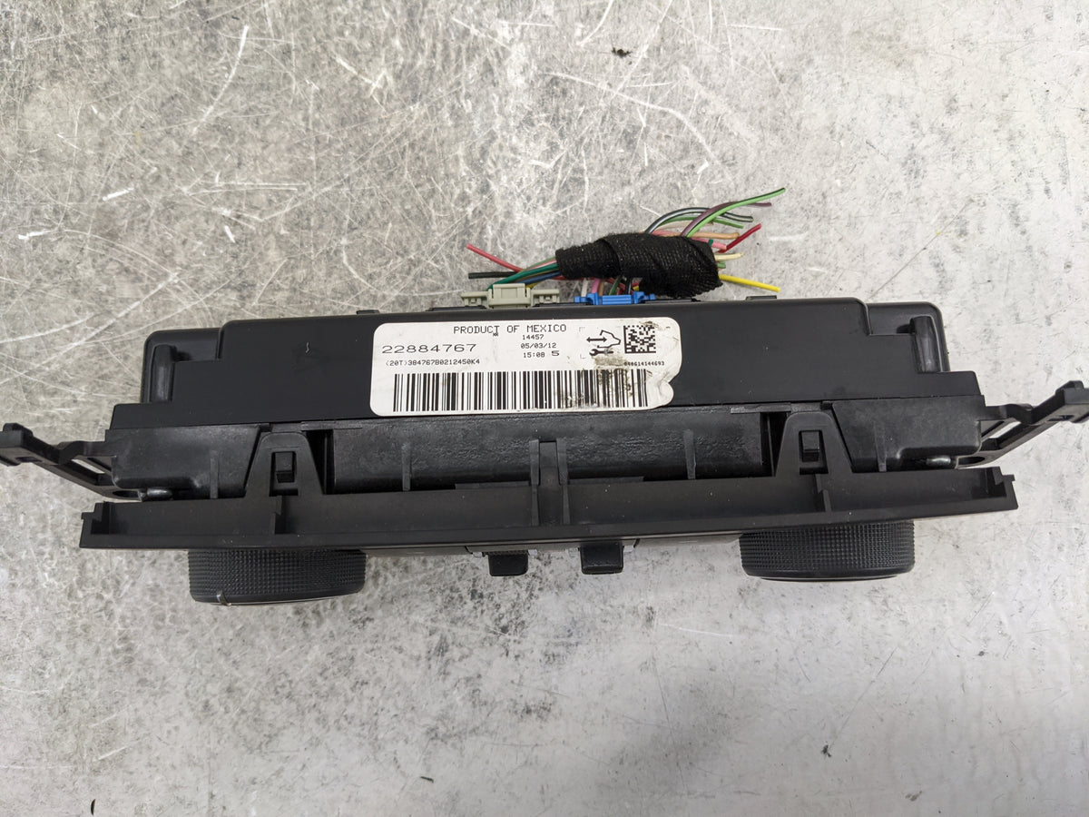 2012-2016 Chevrolet Impala Climate Control Module Temperature AC/Heater Replacement P/N:22884767 Fits OEM Used Auto Parts - 