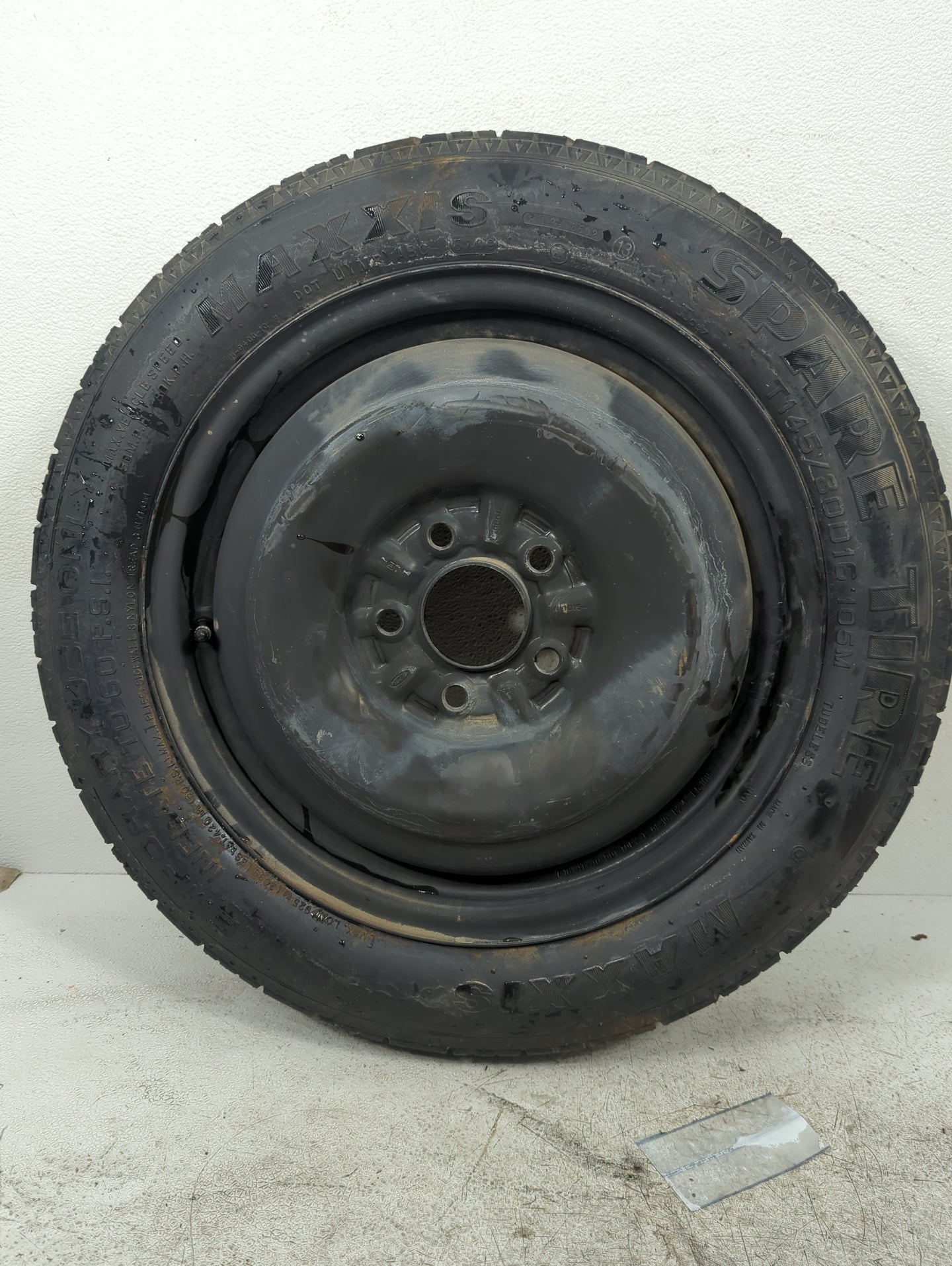 2012 Chevrolet Impala Spare Donut Tire Wheel Rim Oem - Oemusedautoparts1.com