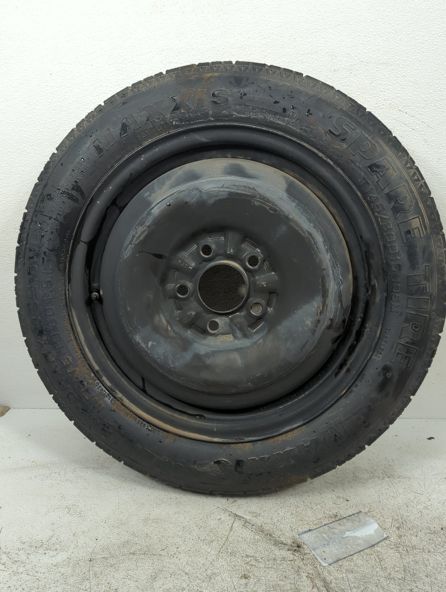 2012 Chevrolet Impala Spare Donut Tire Wheel Rim Oem - Oemusedautoparts1.com
