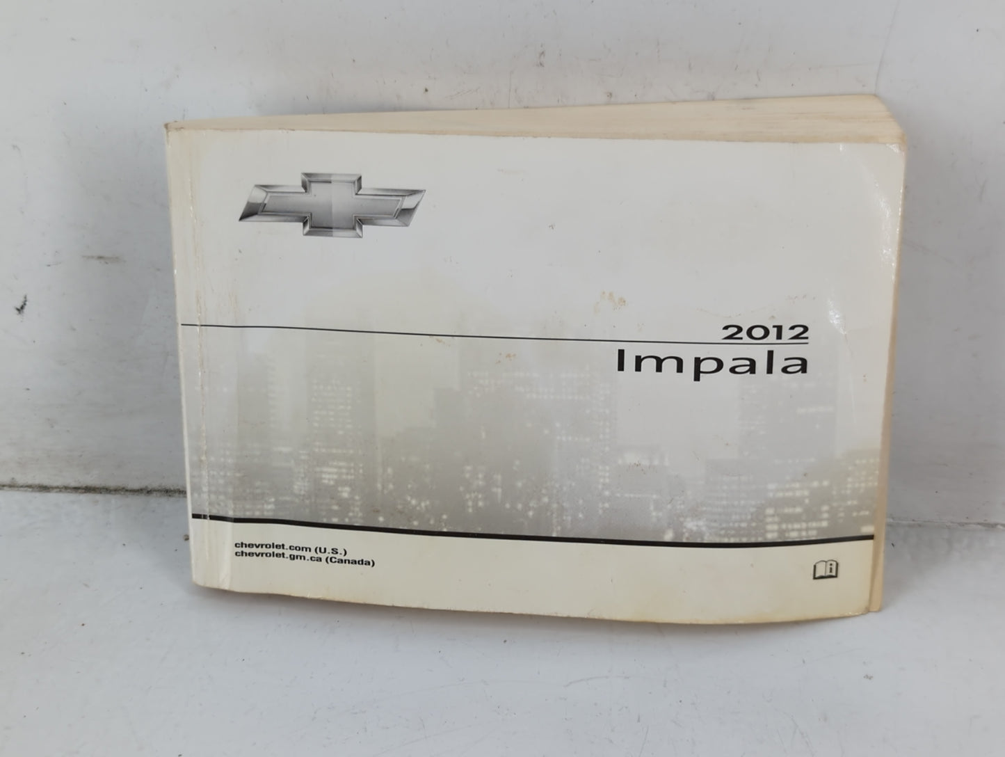 2012 Chevrolet Impala Owners Manual Book Guide P/N:20864990 A OEM Used Auto Parts - Oemusedautoparts1.com