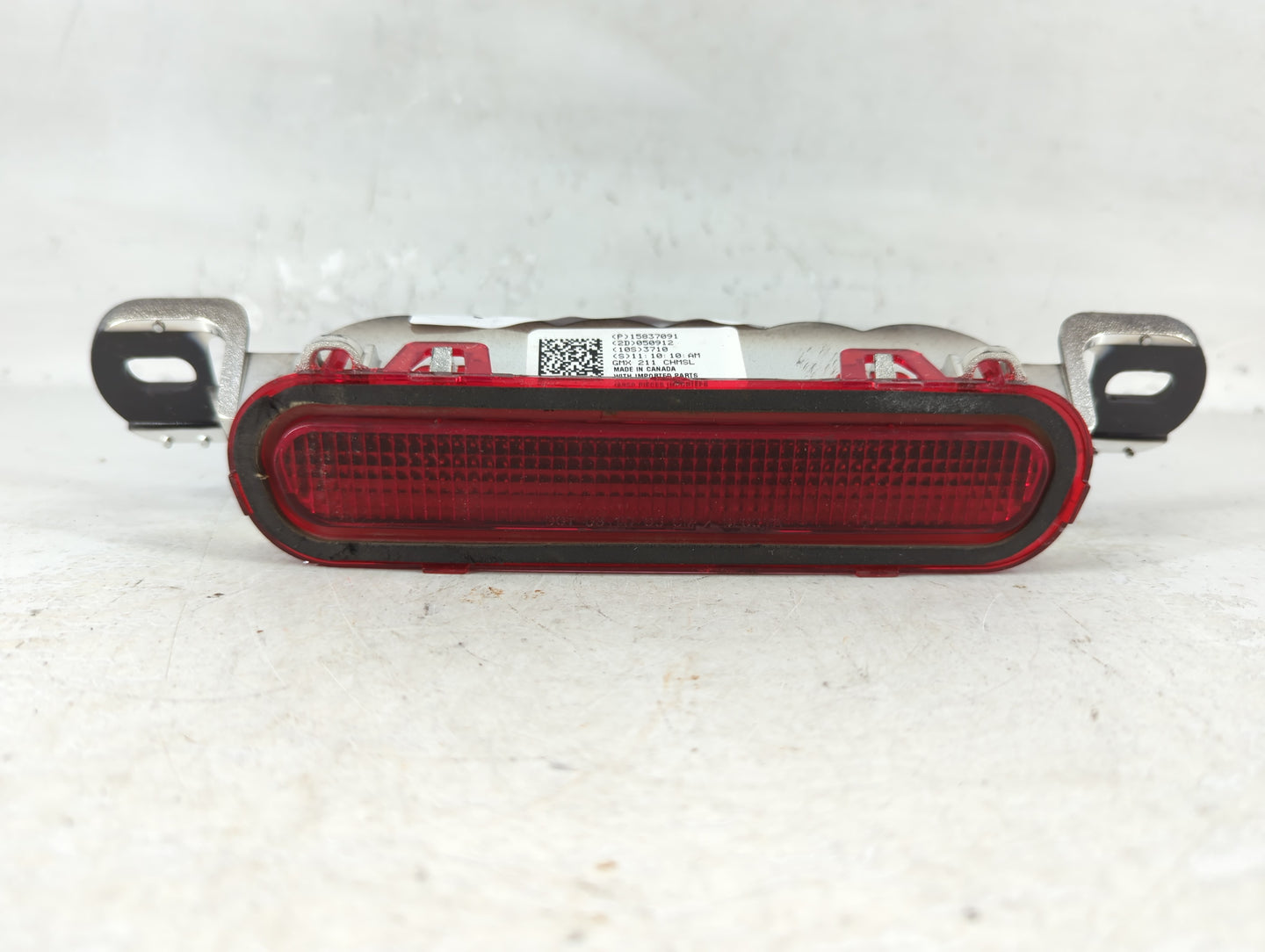 2012 Chevrolet Impala Third Brake Light Tail Light P/N:15837091 Fits OEM Used Auto Parts - Oemusedautoparts1.com