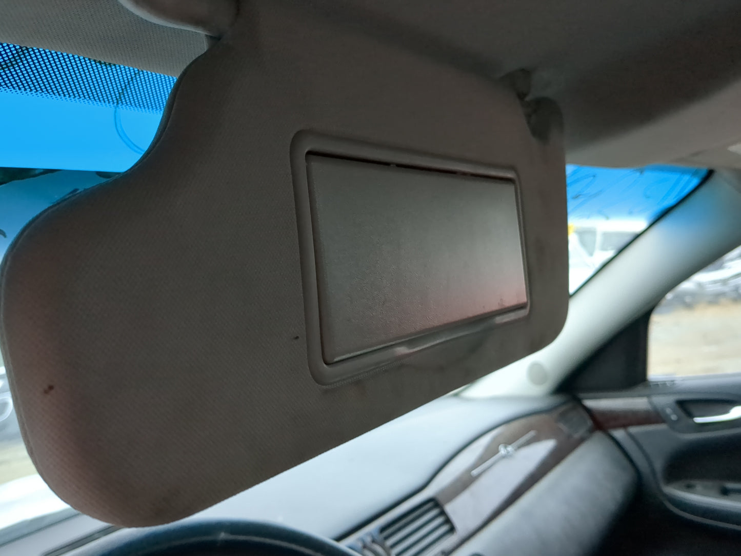 2006-2016 Chevrolet Impala Sun Visor Shade Replacement Driver Left Mirror Fits OEM Used Auto Parts - Oemusedautoparts1.com