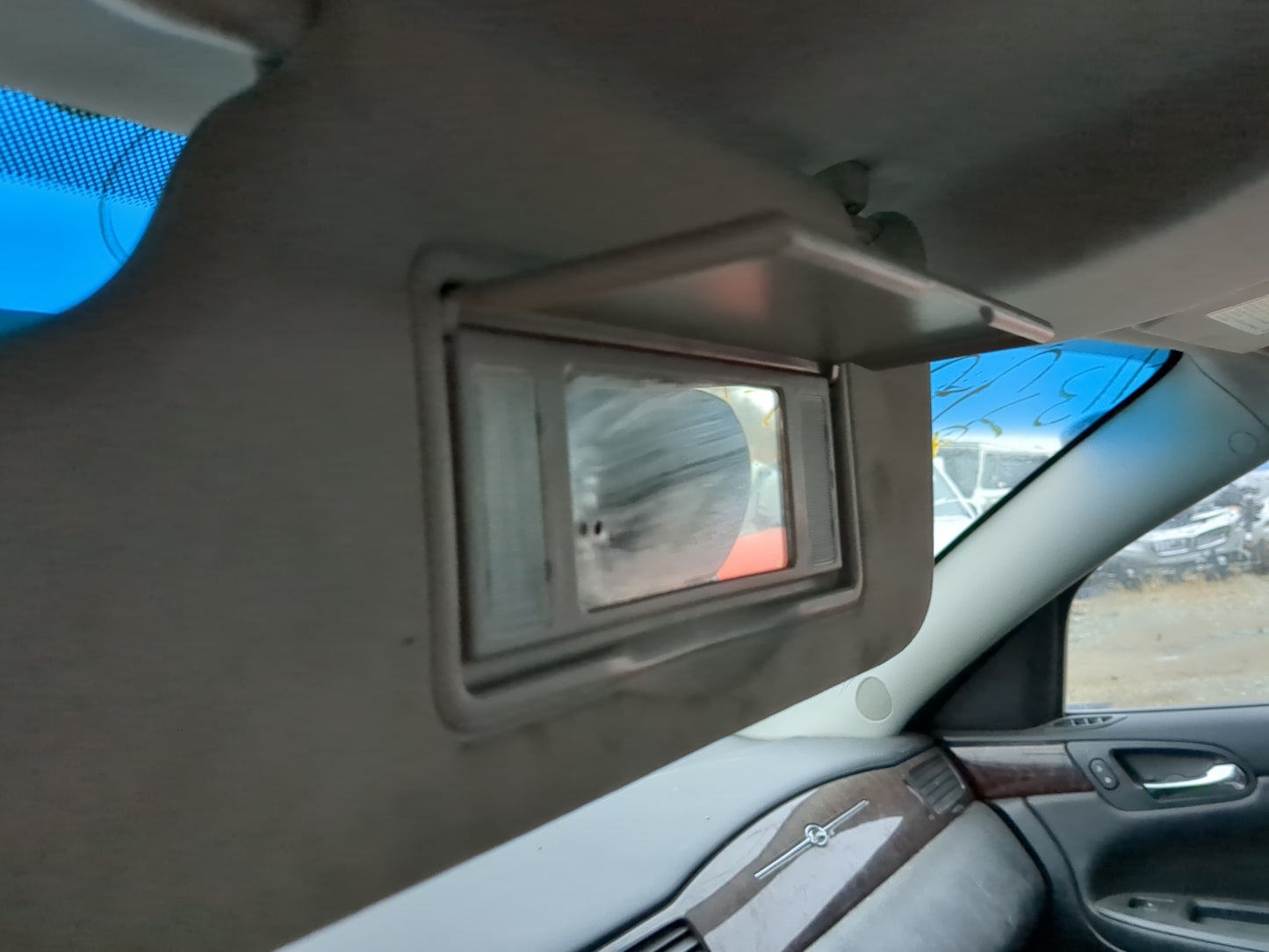 2006-2016 Chevrolet Impala Sun Visor Shade Replacement Driver Left Mirror Fits OEM Used Auto Parts - Oemusedautoparts1.com