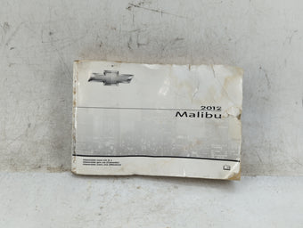 compare product 2012 Chevrolet Malibu Owners Manual Book Guide P/N:20912743 OEM Used Auto Parts