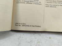 2012 Chevrolet Malibu Owners Manual Book Guide P/N:20912743 OEM Used Auto Parts - Oemusedautoparts1.com