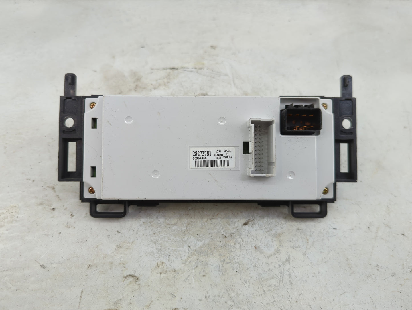 2008-2012 Chevrolet Malibu Climate Control Module Temperature AC/Heater Replacement P/N:28272781 Fits OEM Used Auto Parts - 
