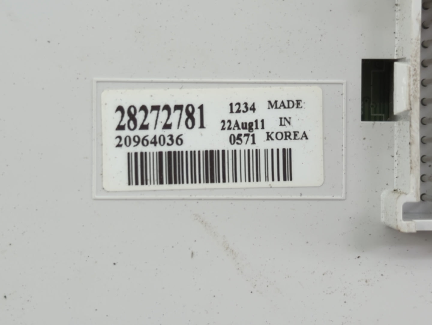 2008-2012 Chevrolet Malibu Climate Control Module Temperature AC/Heater Replacement P/N:28272781 Fits OEM Used Auto Parts - 