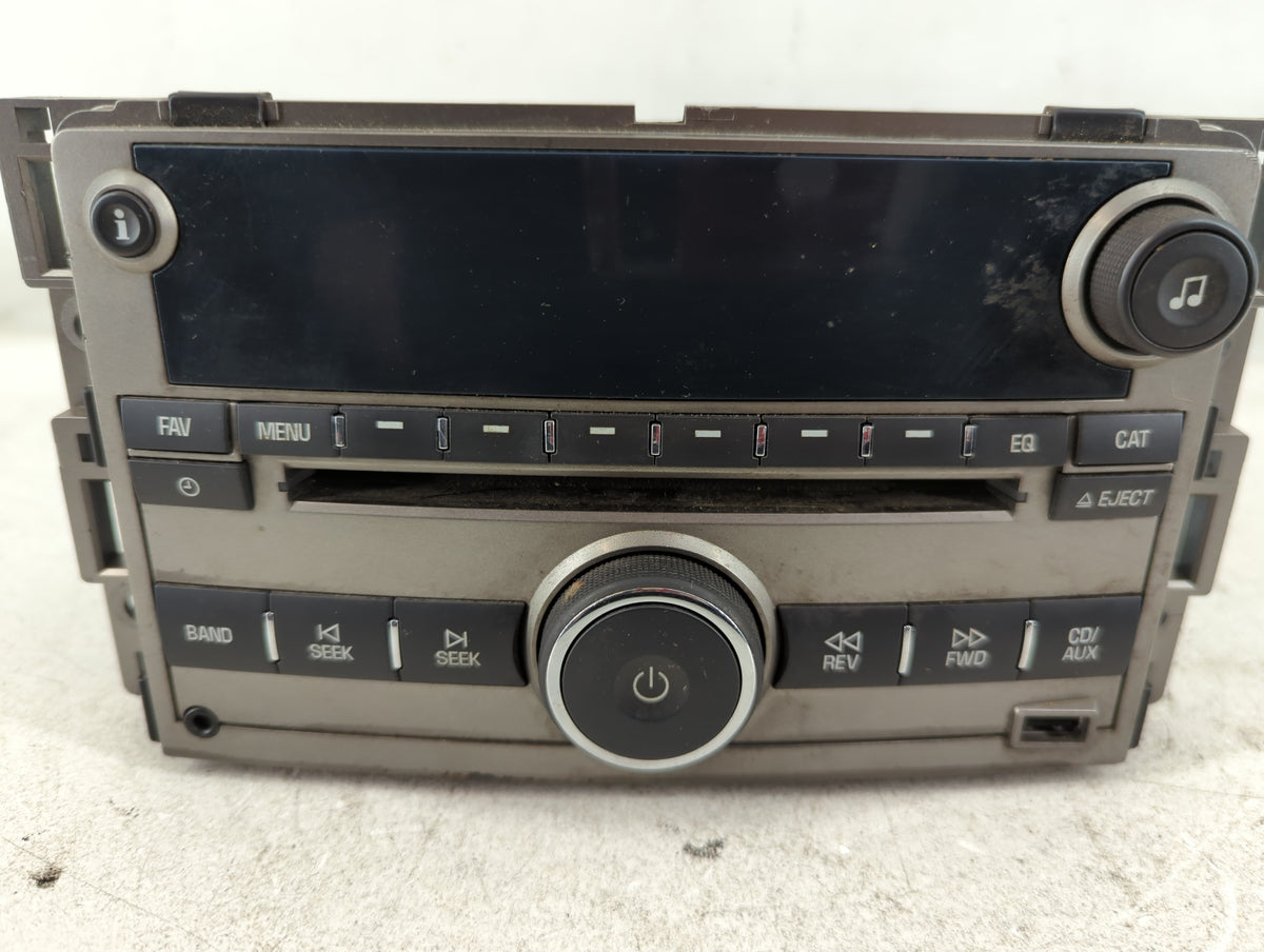 2009-2012 Chevrolet Malibu Radio AM FM Cd Player Receiver Replacement P/N:20940842 Fits Fits 2009 2010 2011 2012 OEM Used Au