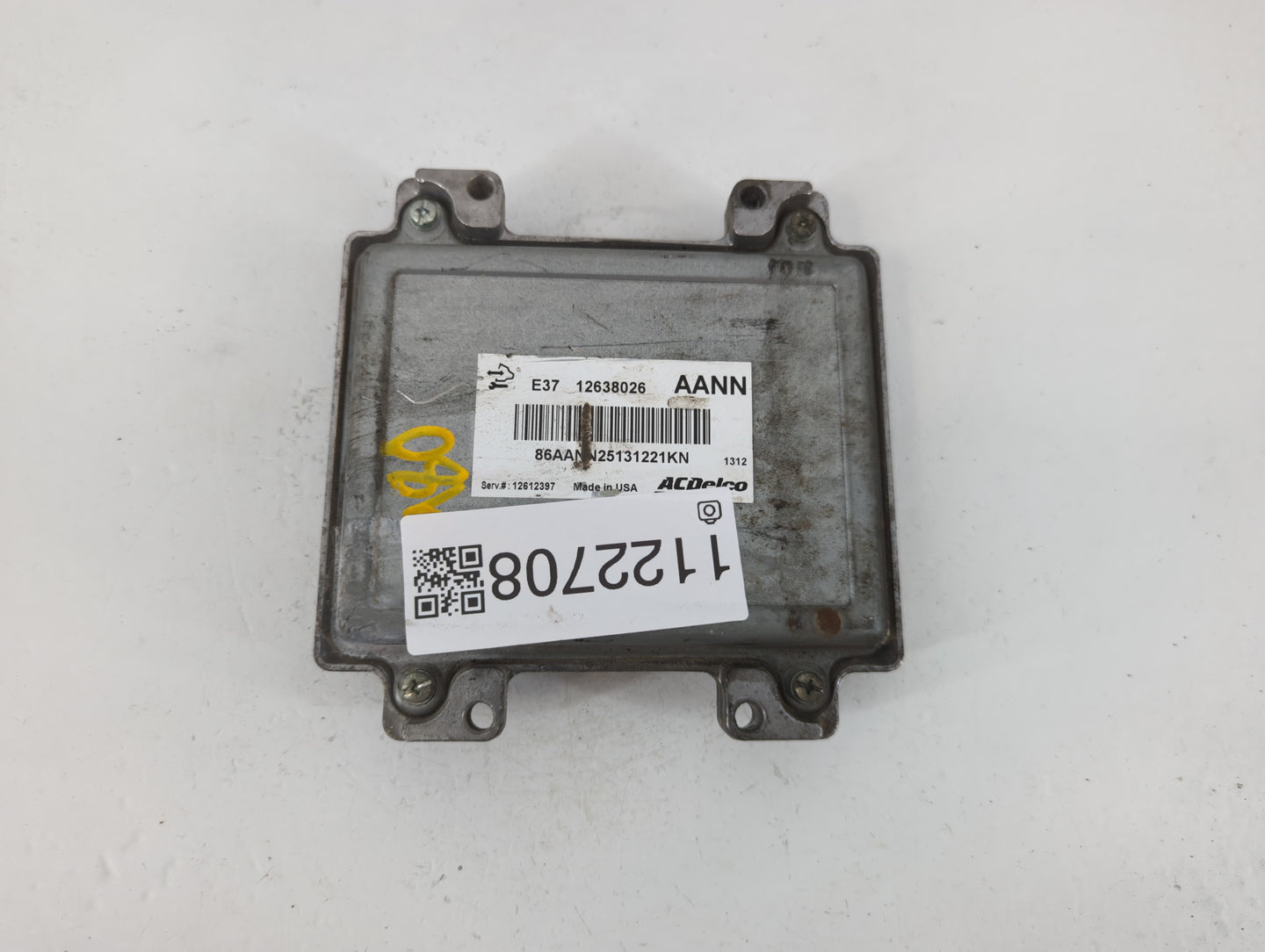 2007-2012 Chevrolet Malibu PCM Engine Control Computer ECU ECM PCU OEM P/N:12638026 Fits Fits 2007 2008 2009 2010 2011 2012 