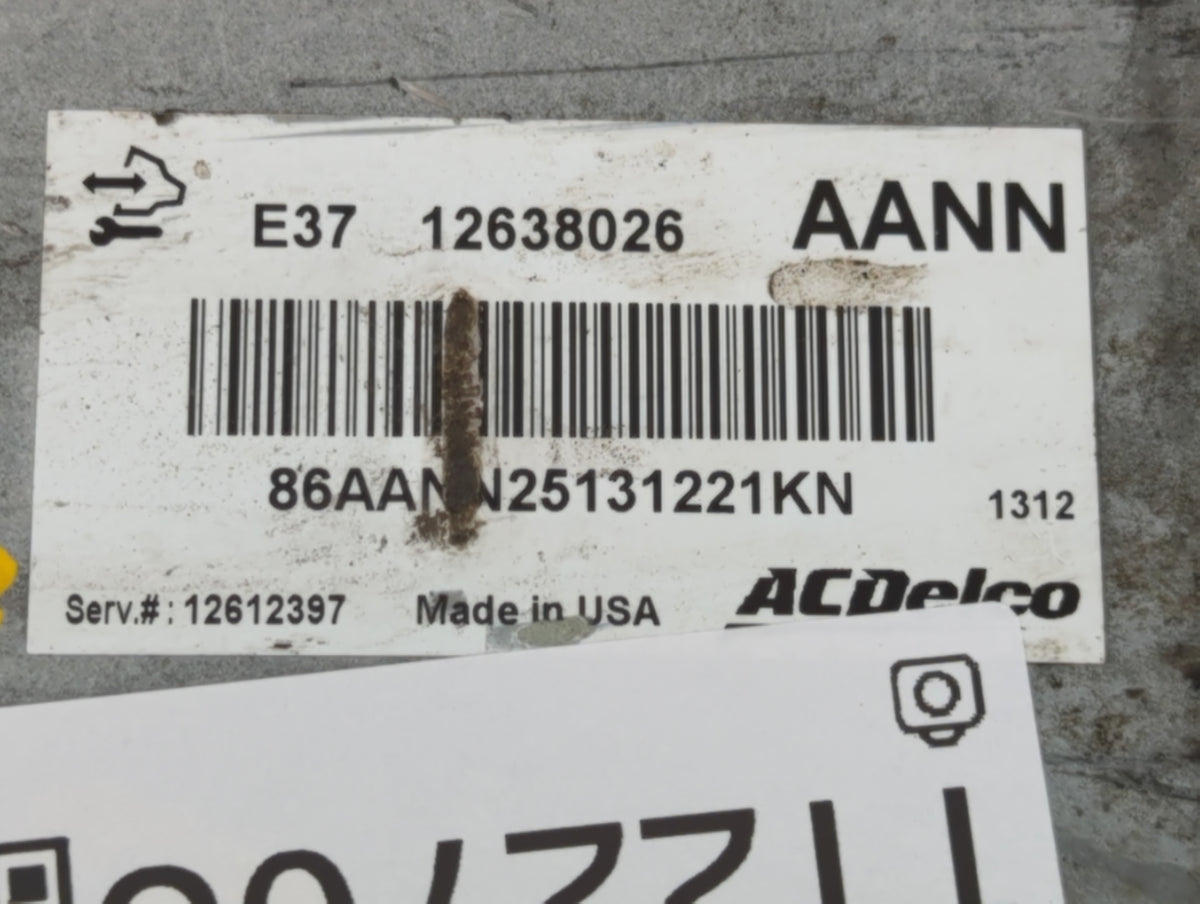 2007-2012 Chevrolet Malibu PCM Engine Control Computer ECU ECM PCU OEM P/N:12638026 Fits 2007 2008 2009 2010 2011 2012 OEM U