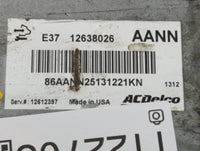 2007-2012 Chevrolet Malibu PCM Engine Control Computer ECU ECM PCU OEM P/N:12638026 Fits Fits 2007 2008 2009 2010 2011 2012 