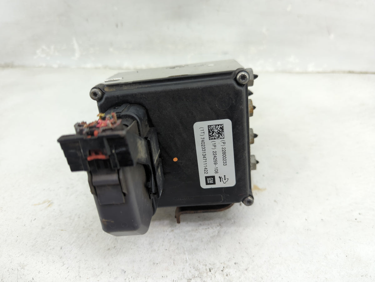 2012 Chevrolet Malibu Anti-Lock Brake ABS Pump Module Actuator OEM P/N:22800233 224259-108 Fits OEM Used Auto Parts - Oemuse