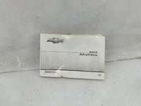 2012 Chevrolet Malibu Owners Manual Book Guide OEM Used Auto Parts - Oemusedautoparts1.com