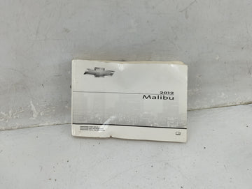 2012 Chevrolet Malibu Owners Manual Book Guide OEM Used Auto Parts - Oemusedautoparts1.com