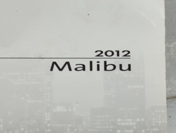 2012 Chevrolet Malibu Owners Manual Book Guide OEM Used Auto Parts