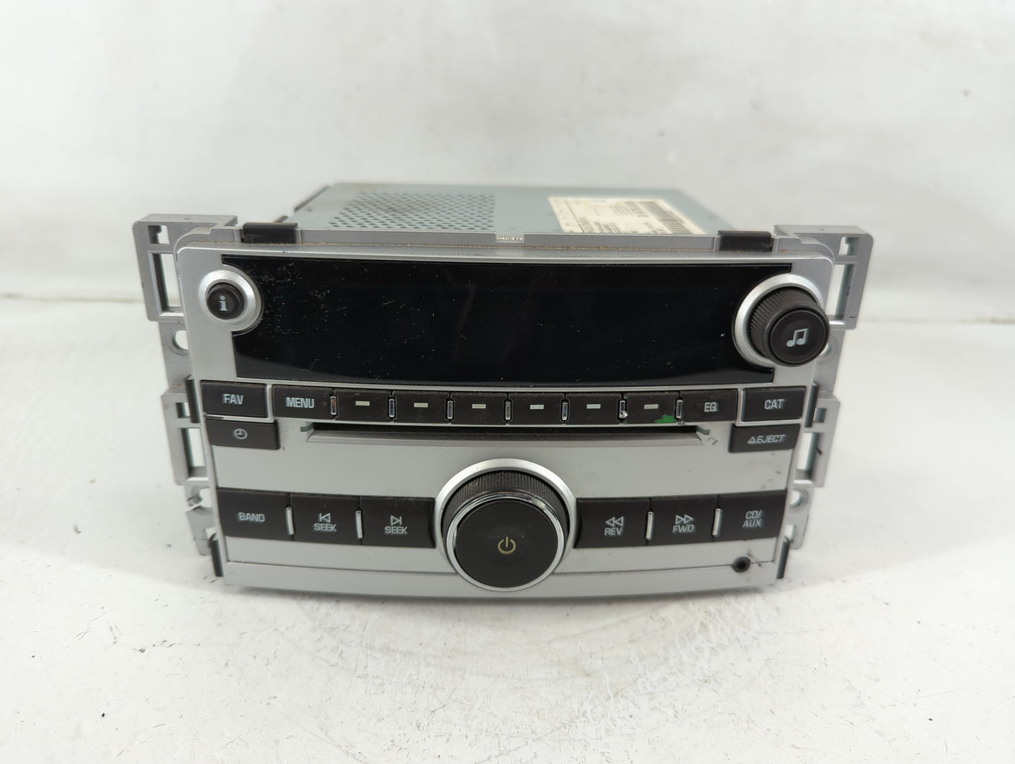 2009-2012 Chevrolet Malibu Radio AM FM Cd Player Receiver Replacement P/N:20919616 Fits Fits 2009 2010 2011 2012 OEM Used Au