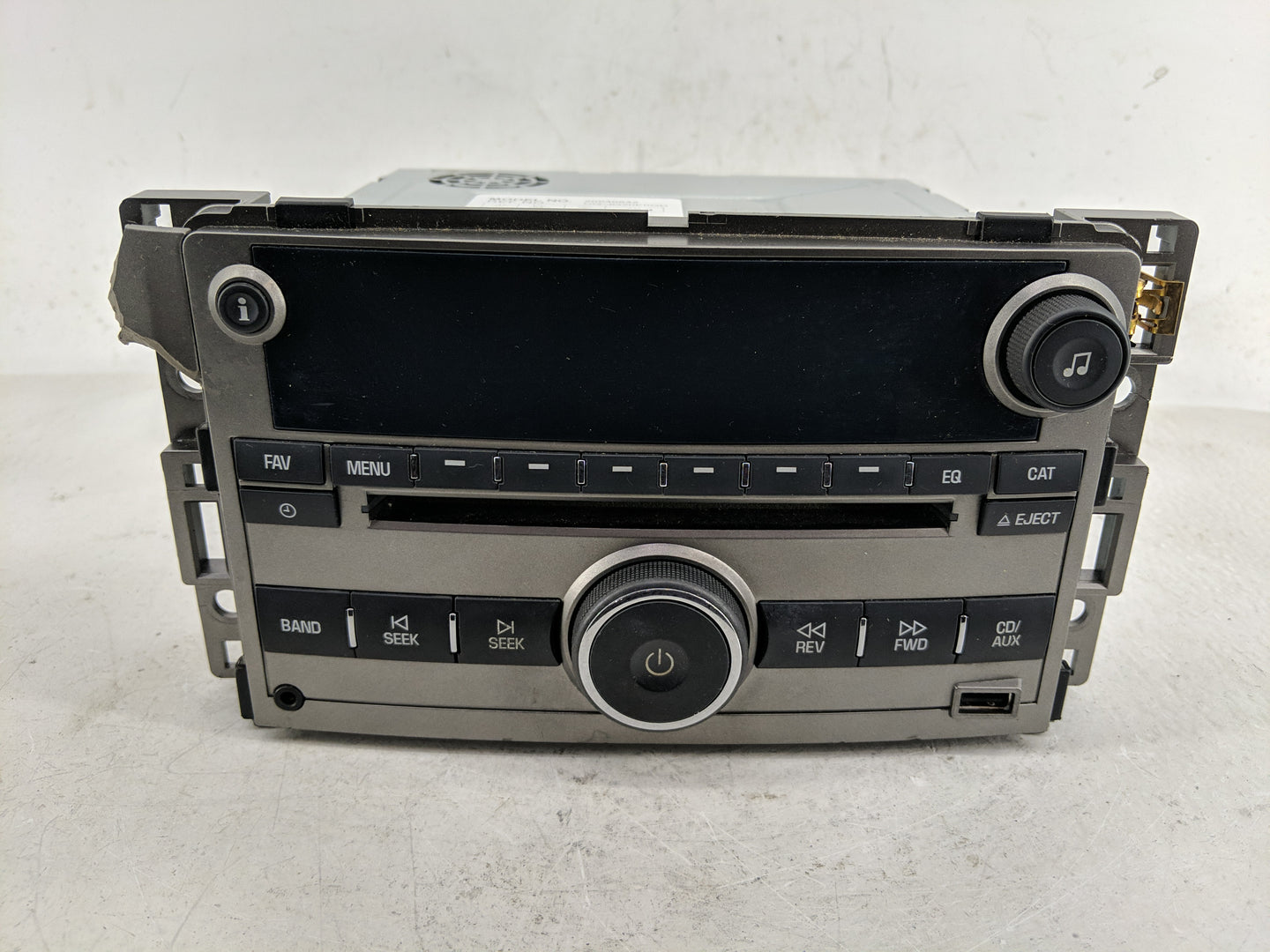 2009-2012 Chevrolet Malibu Radio AM FM Cd Player Receiver Replacement P/N:20940842 Fits Fits 2009 2010 2011 2012 OEM Used Au