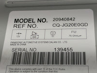 2009-2012 Chevrolet Malibu Radio AM FM Cd Player Receiver Replacement P/N:20940842 Fits Fits 2009 2010 2011 2012 OEM Used Au