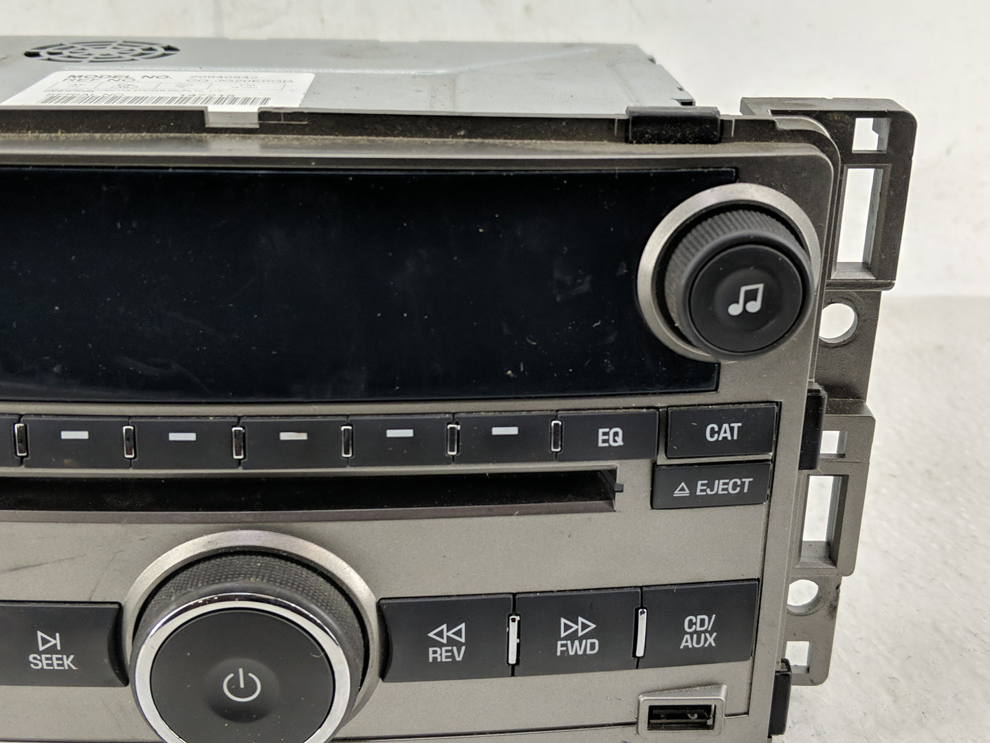 2009-2012 Chevrolet Malibu Radio AM FM Cd Player Receiver Replacement P/N:20940842 Fits Fits 2009 2010 2011 2012 OEM Used Au